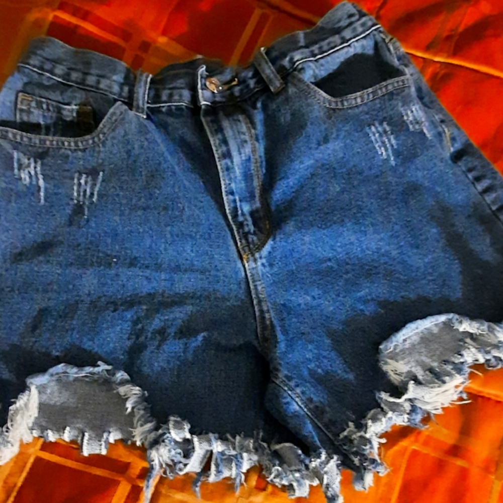 Denim RawHemShorts